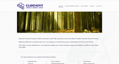 Desktop Screenshot of claremontchemical.co.uk